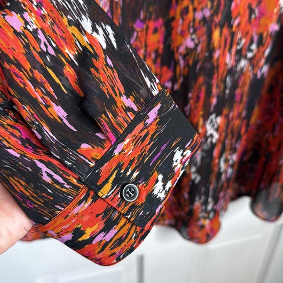 Evereve Peyton Jensen Juniper Popover Long-sleeve Blouse New with Tag W1764 Sz L - Picture 4 of 9